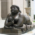 Best Fernando Botero Artwork casting bronze fat woman statue female sculpture